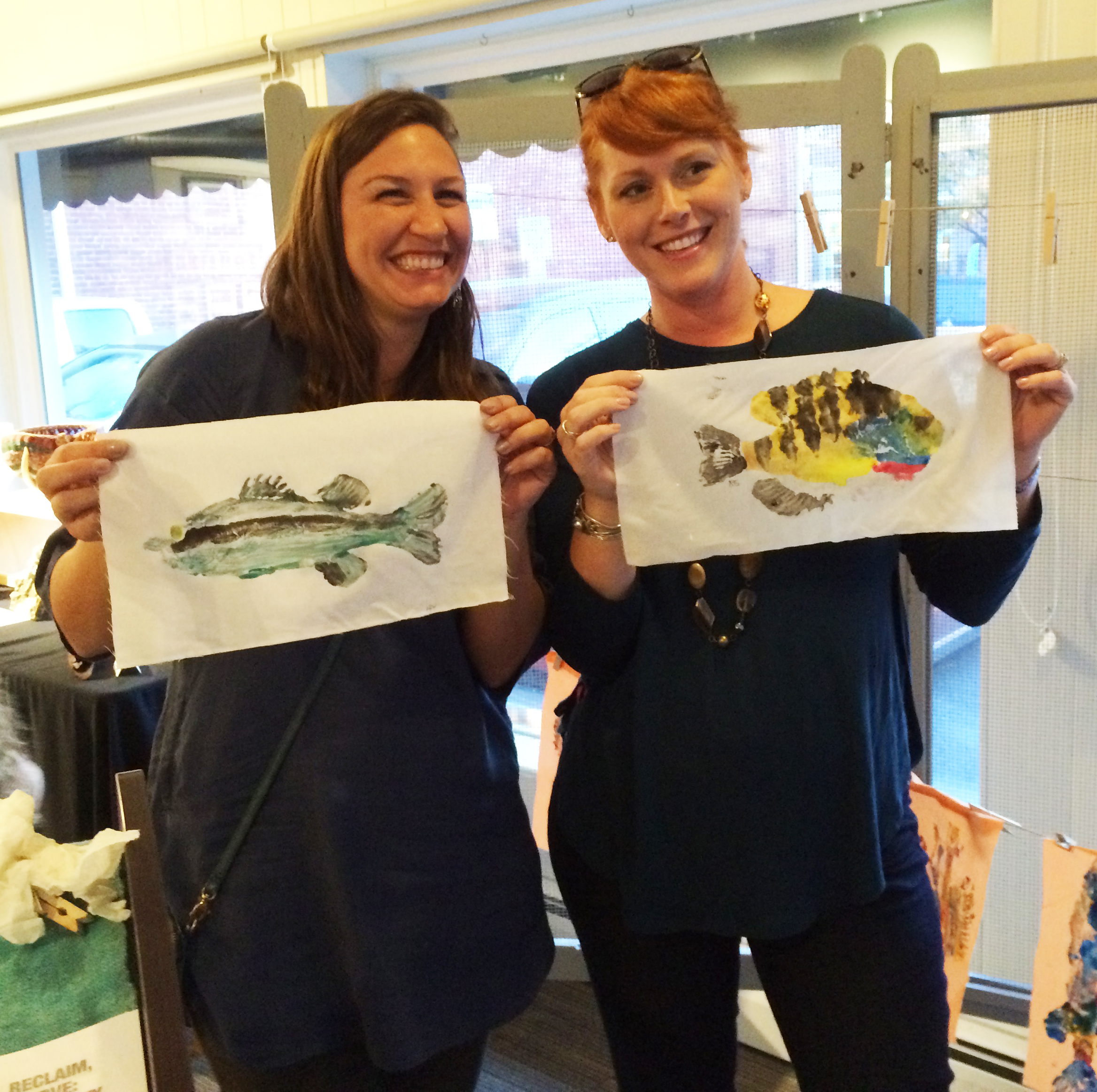 Art Walk Huntingdon: Fish Printing @ The Art Space