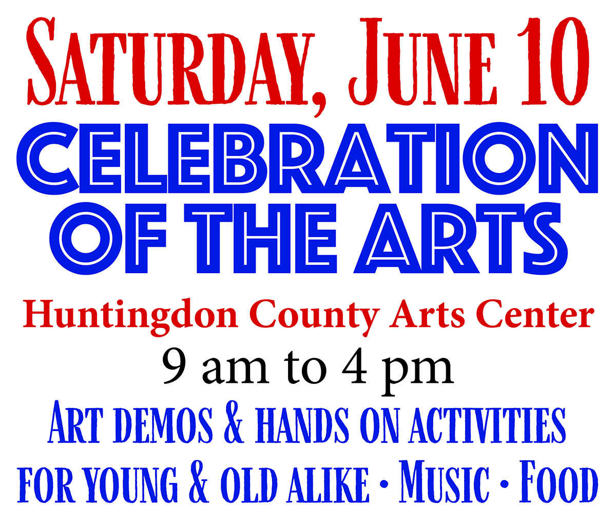 Celebration of the Arts – Huntingdon County Arts Council