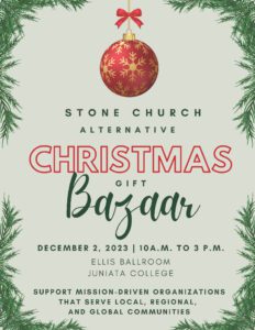 Alternative Christmas Gift Bazaar @ Ellis Ballroom, Juniata College